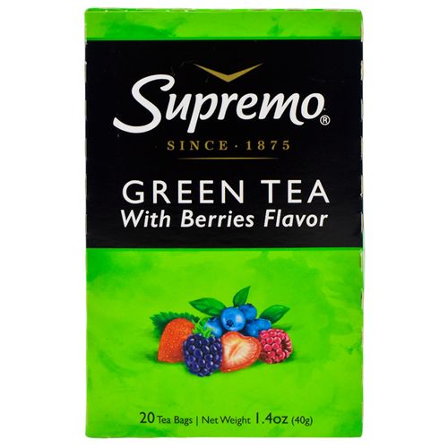 Té verde con frutos rojos SUPREMO 20 Sobres