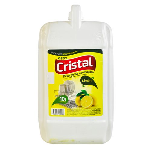 Detergente Lavavajilla CRISTAL Limón 10 L