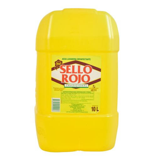 Agua Lavandina SELLO ROJO 10 L