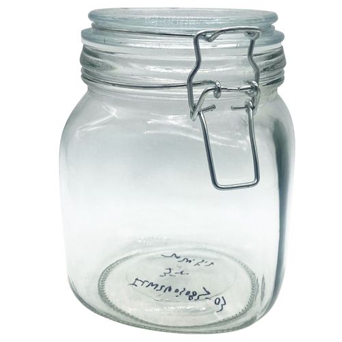 Frasco 950 ml Vidrio con Tapa Broche Hermético