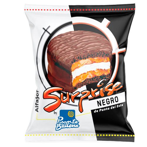Alfajor Suprise Negro PUNTA BALLENA 60 g