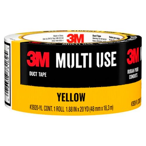 Cinta Ducto MULTIUSO Amarilla 48 mm 182 m