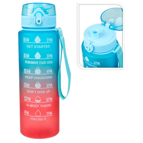 Botella deportiva 1 lt plastica