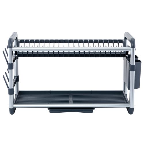 Escurridor 2 Pisos en Aluminio 60,9 x 26,7 x 34,2 cm