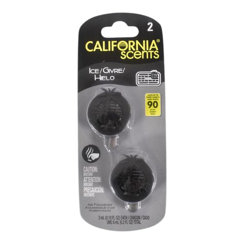 Perfumador CALIFORNIA Md Aromat Auto Ice x 4