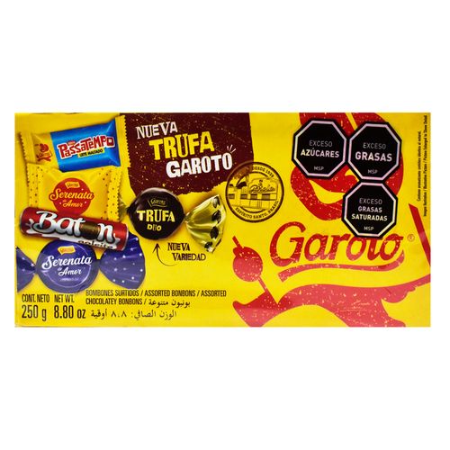 Bombonera GAROTO surtida 250 g