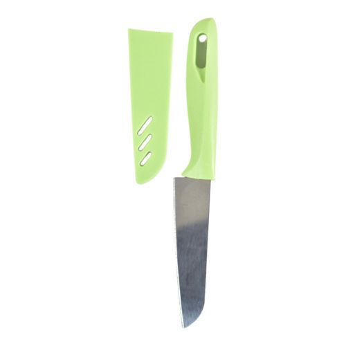 Cuchillo metal con funda 20x2,5 cm