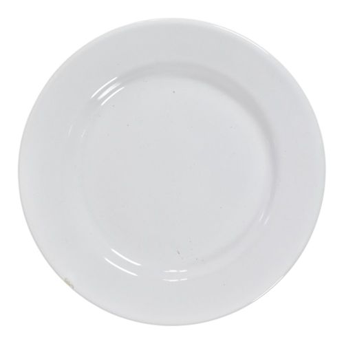 Plato Postre 15 cm Cerámica Blanco