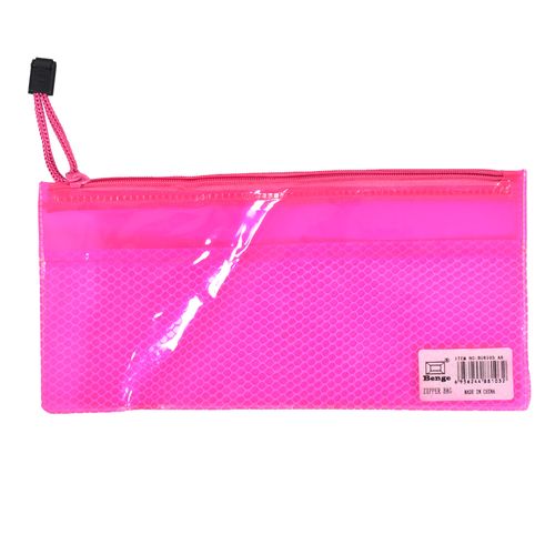 Cartuchera Sobre en PVC flúo transparente