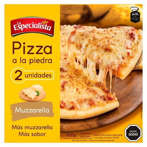 Pizza Muzzarella LA ESPECIALISTA x 2 un. 960 g