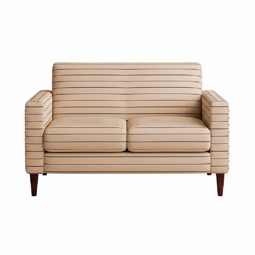 Funda de Sofá 2 Cuerpos Cotton Flex Rayas Beige