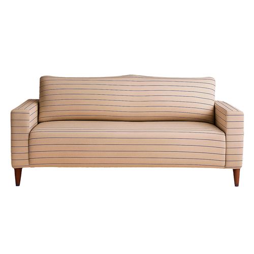 Funda de Sofá 3 Cuerpos Cotton Flex Rayas Beige