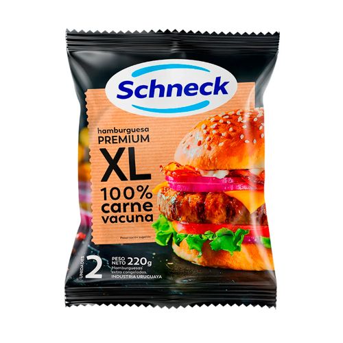 Hamburguesa SCHNECK XL x 2 un. 220 g
