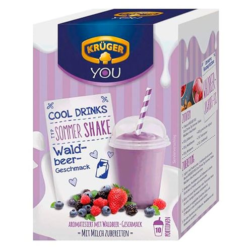 Polvo para Bebida KRUGER Cool Shake Frutos del Bosque 200 g
