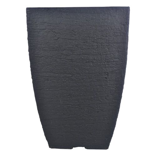 Maceta en Poliresina línea Moderna 20 x 13 x 29 cm Plomo