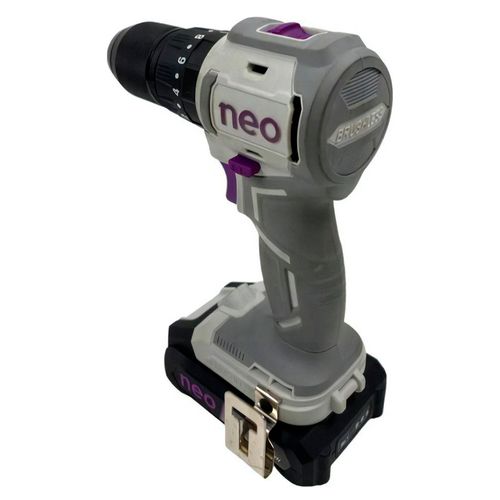Taladro Percutor Brushless Recargable con Bat 20 v Neo