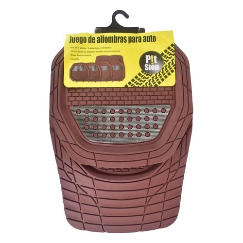 Juego alfombras PIT STOP 4 pcs violeta/metal