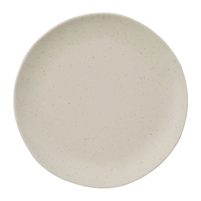 Plato-para-Postre-en-Melamina-Color-Crema-Mate-23-cm