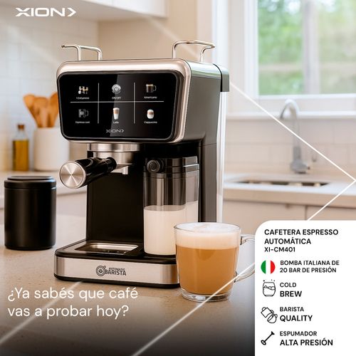Cafetera Espresso XION con Función Cold Brew
