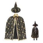 Disfraz-capa-y-gorro-infantil-varios-colores