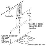 Campana-BOSCH-Mod.-DWB66BC50-plana-de-pared