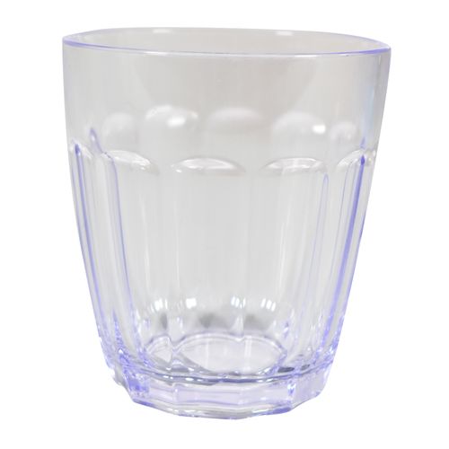 Vaso de acrílico 473 ml calado transparente