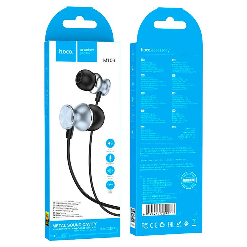 Auricular-HOCO-Mod.-M106-Fountain-Metal-Conmic-3.5mm-M.g