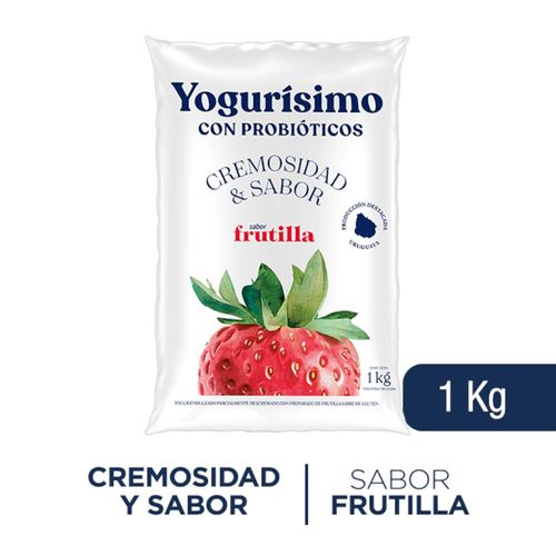 Yogur YOGURÍSIMO Selección Frutilla 1 kg