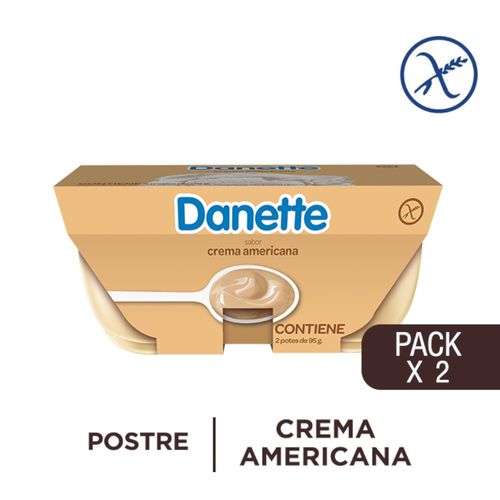 Postre DANETTE Crema Americana 190 g