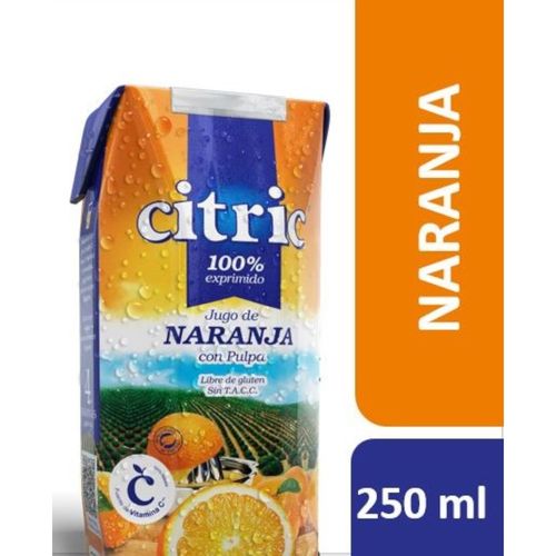Jugo CITRIC naranja 250 cc
