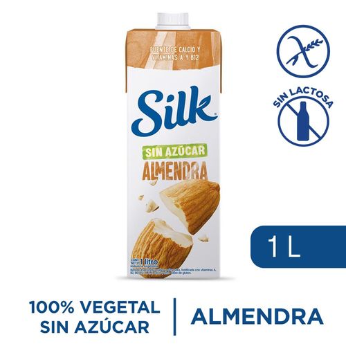 Bebida SILK almendra sin azúcar 1 L
