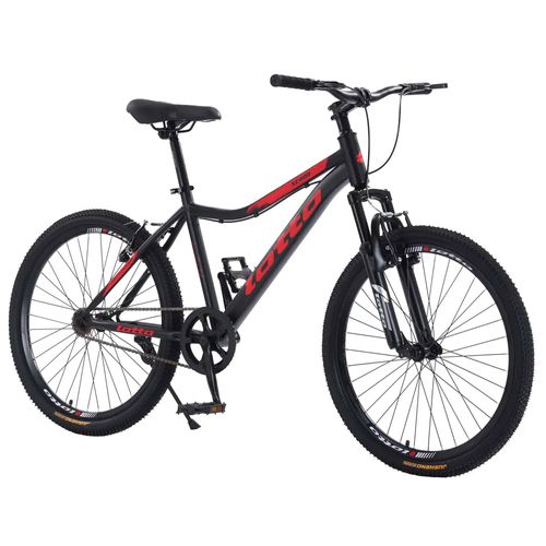 Bicicleta LOTTO mtb Rod. 20 Cuadro Curvo Negro-Rojo