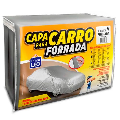 Funda para auto PLAST-LEO talle m forrada