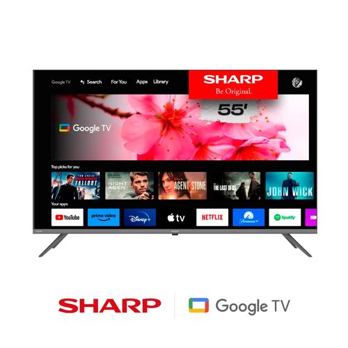Smart Tv Led 55" SHARP Aquos 4K Mod. 4T-C55FL6 L GOOGLE Smart Tv
