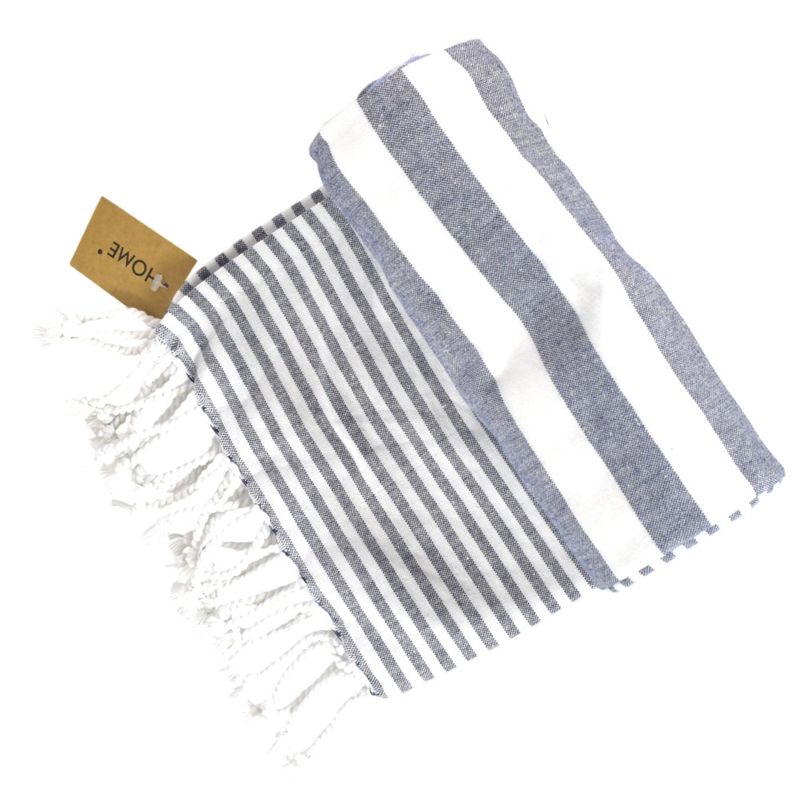 Throw-Playero-con-Flecos-Azul-60-x-170-cm