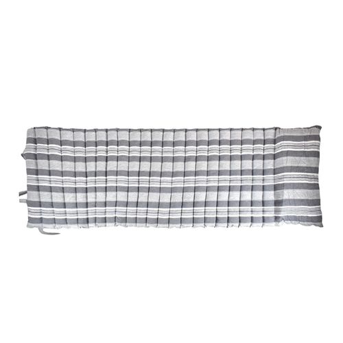 Colchón Playero Gris Rayado 60 x 170 cm gris