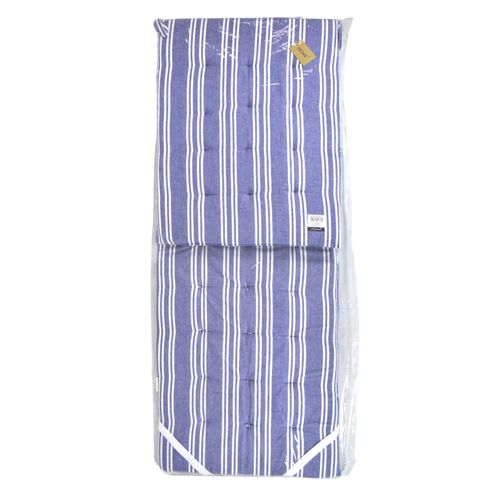 Colchoneta para reposera 47 x 180 cm jean azul