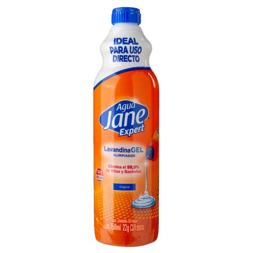Lavandina AGUA JANE gel original 750 cc