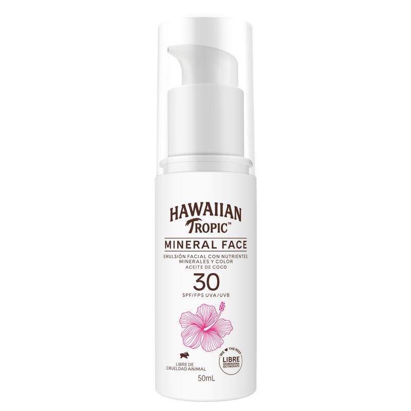 Emulsion-Facial-HAWAIAN-TROPIC-Mineral-50-ml