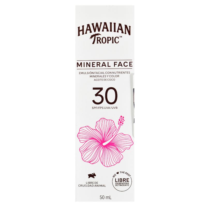 Emulsion-Facial-HAWAIAN-TROPIC-Mineral-50-ml