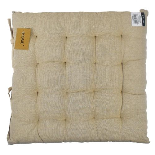 Almohadón para Silla 40 x 40 cm Beige con Taupe 19407