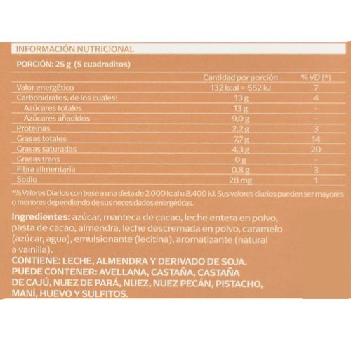 Chocolate DELTURISTA con Almendras 85 g