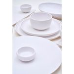 Plato-para-Postre-en-Melamina-21-cm-Diseño-Ribs-Blanco