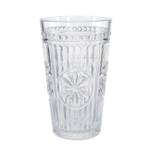 Vaso Acrílico Labrado Transparente 570 cc.