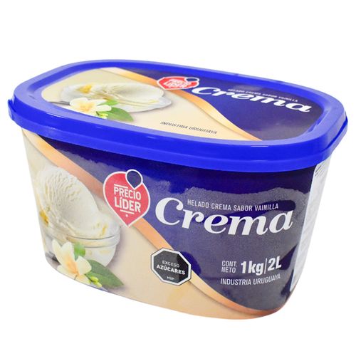 Helado PRECIO LÍDER Crema Vainilla 2 L