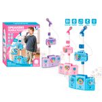 Microfono-de-pie-con-bluetooth-y-parlantes-lanza-burbujas