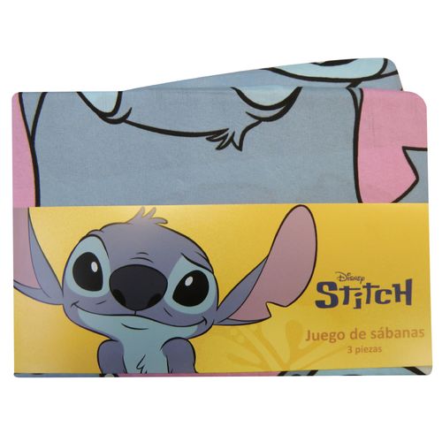 Juego de Sábanas 1 Plaza Microfibra Stitch Menta