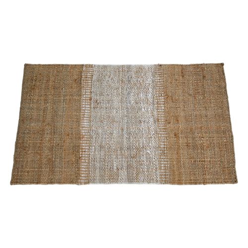 Alfombra 90x150 cm Tejida a Mano de Yute a-3925