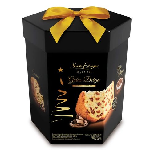 Panettone SANTA EDWIGES Gotas Chocolate Belga 908 g