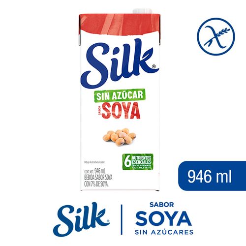 Bebida soja sin azúcar SILK 946 ml